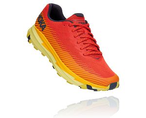 Hoka One One Torrent 2 Mens Trail Running Shoes Fiesta/Saffron | AU-9704285